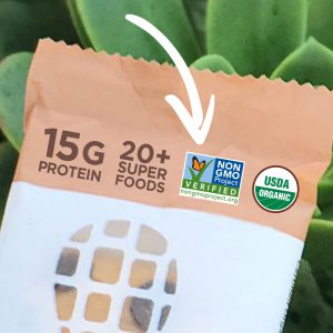 Non GMO Protein Bar Label
