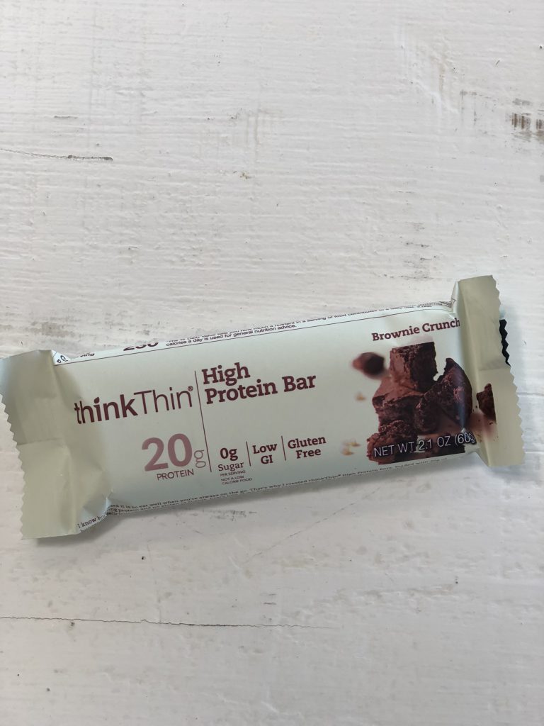 Think thin brownie protein bar