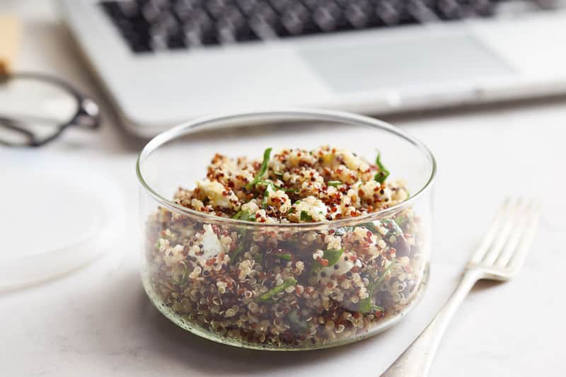 protein packed quinoa healthy lunch